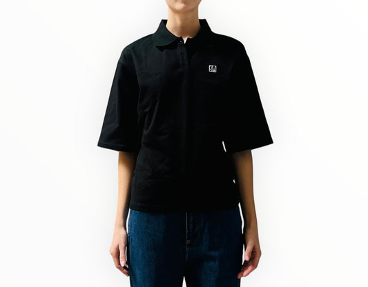 Camilla and Marc Nerine Polo Shirt - Black - Size AU8
