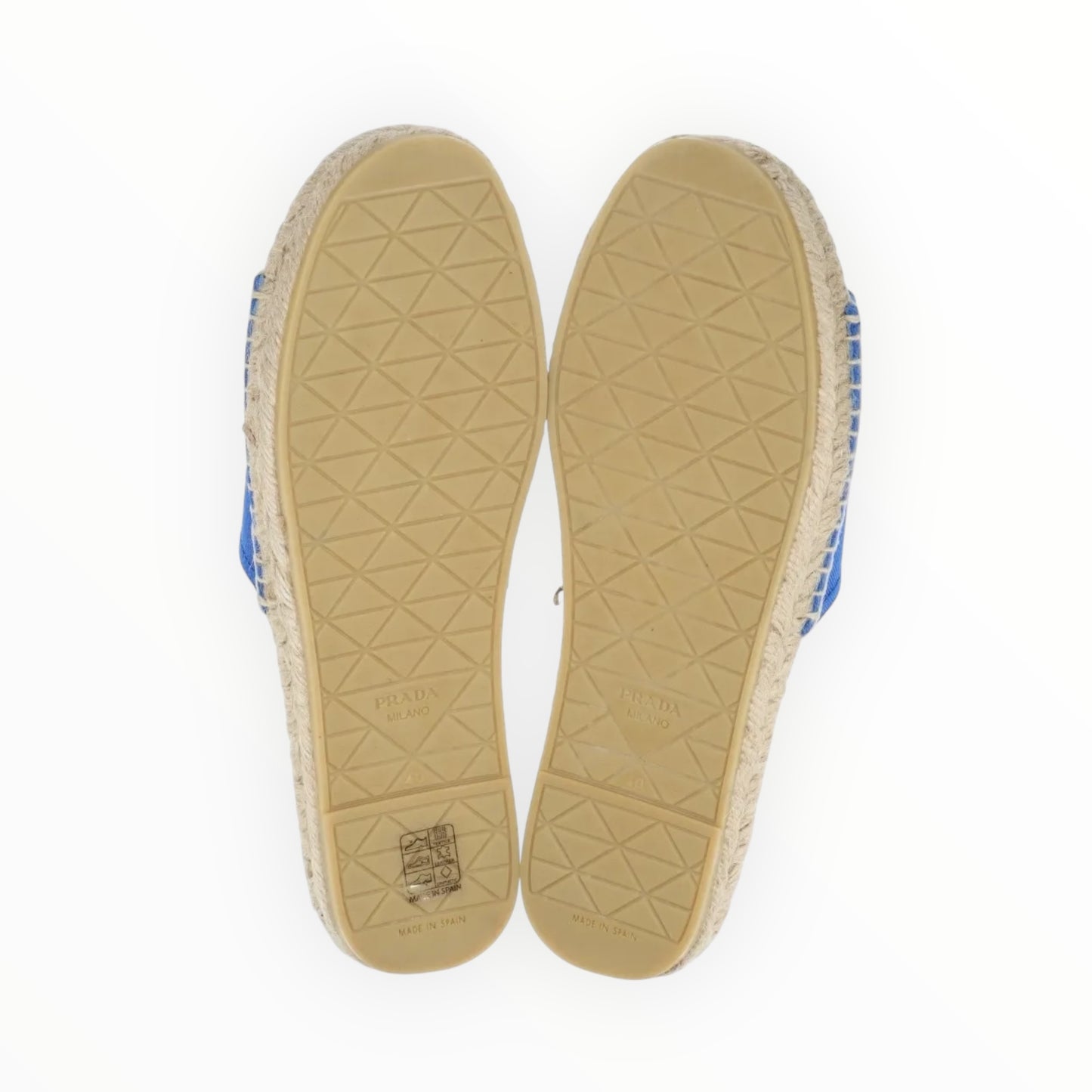 Prada Matisse Espadrilles - Blue - Size 40
