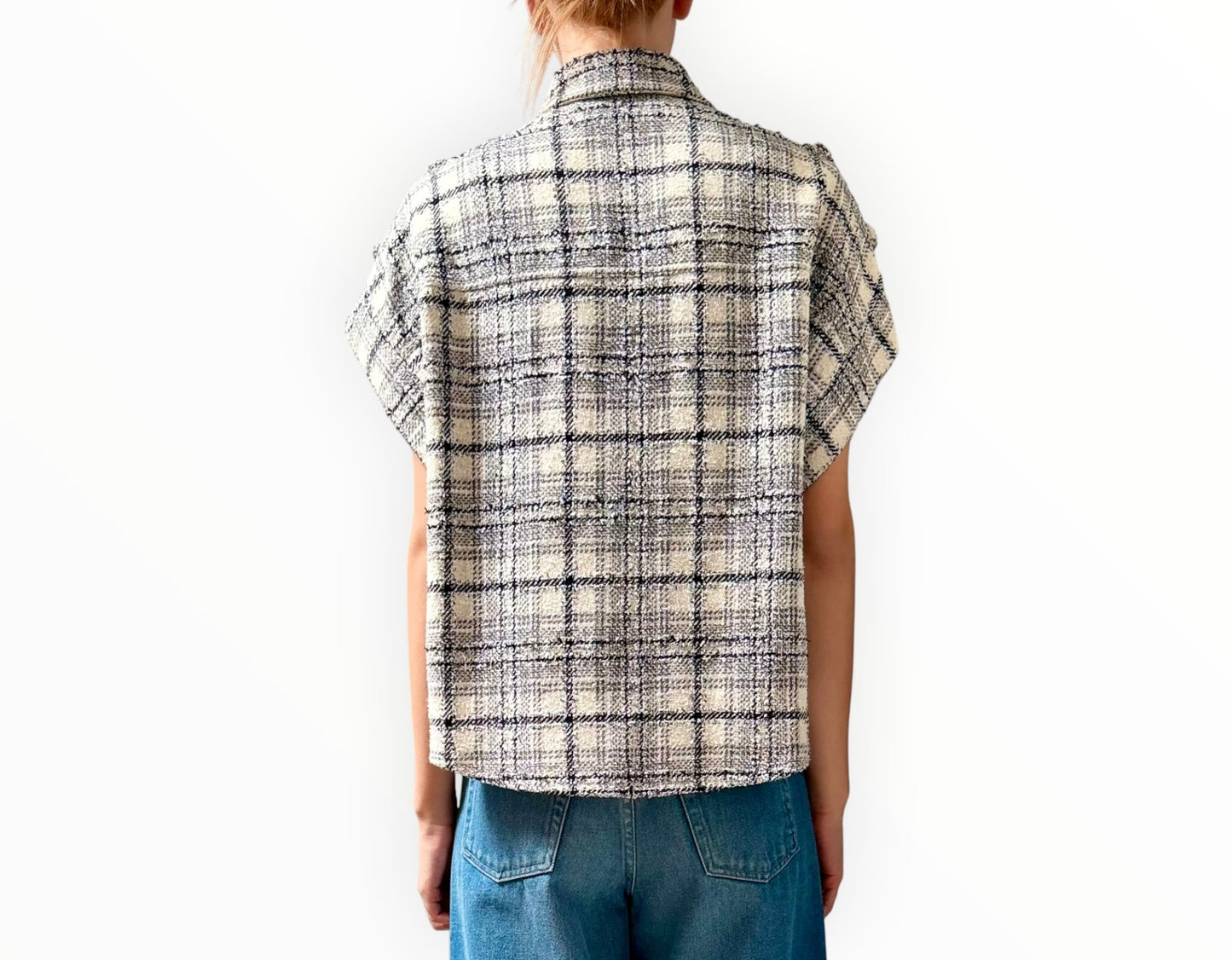 Iro Samie Tweed Vest - Multi - Size 40