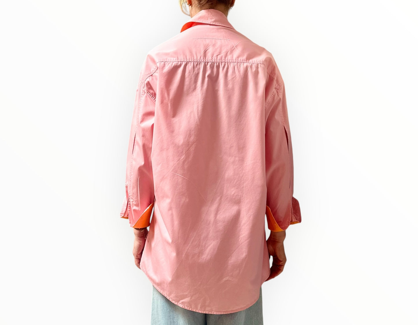 Bassike Double Pocket Shirt - Pink - Size 1