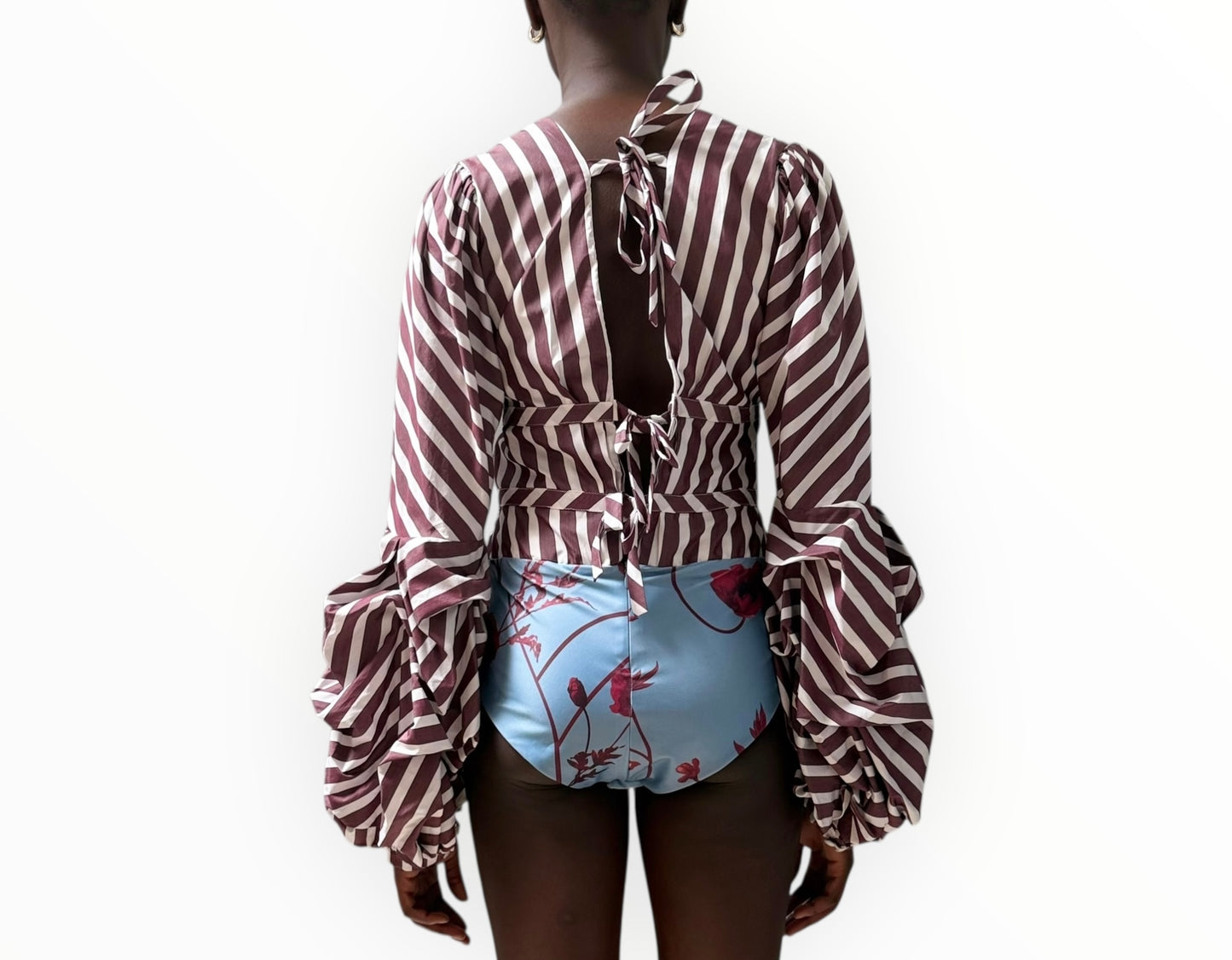 Johanna Ortiz Floral Bodysuit - Multi - Size AU8