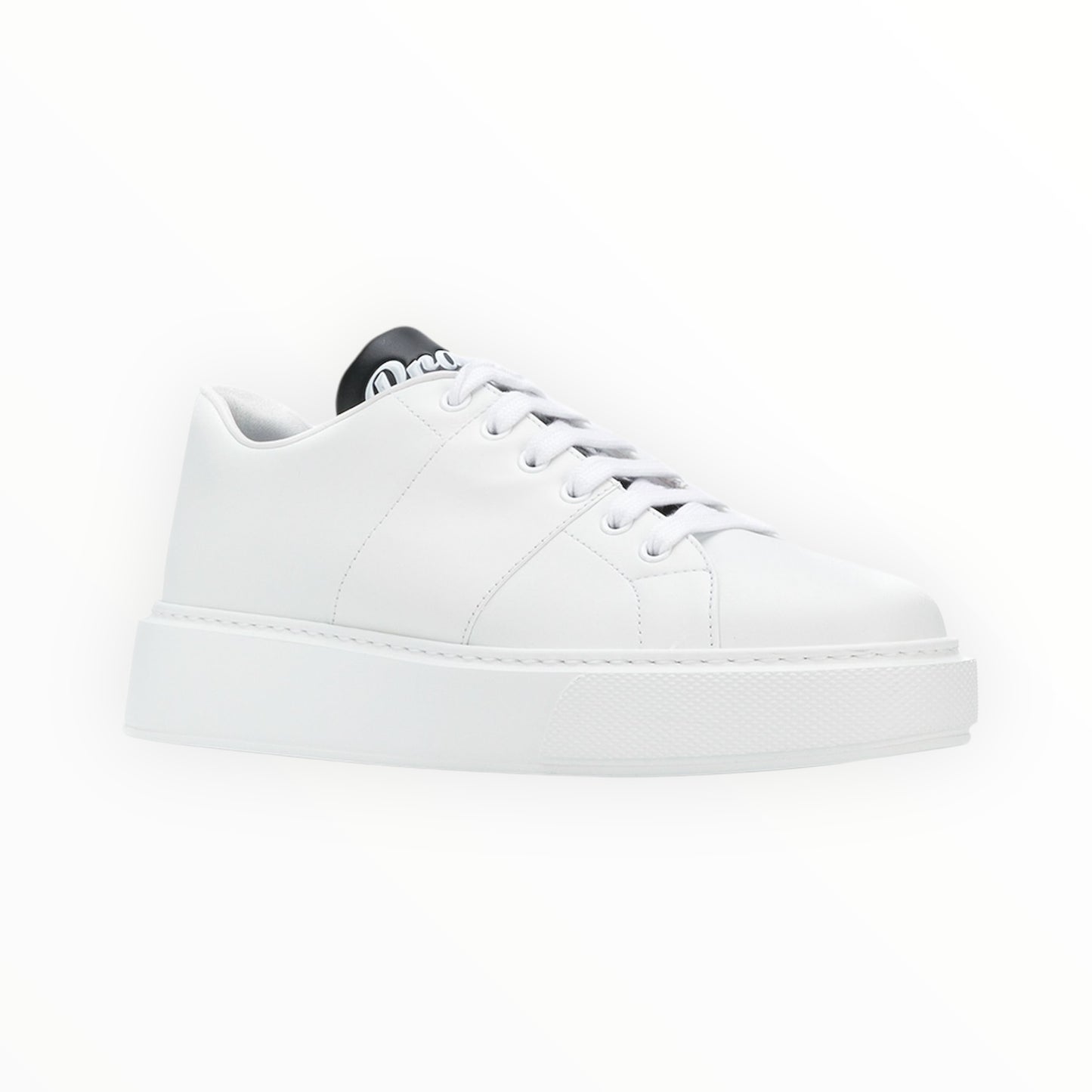 Prada Tonal Logo Sneakers - White - Size 39