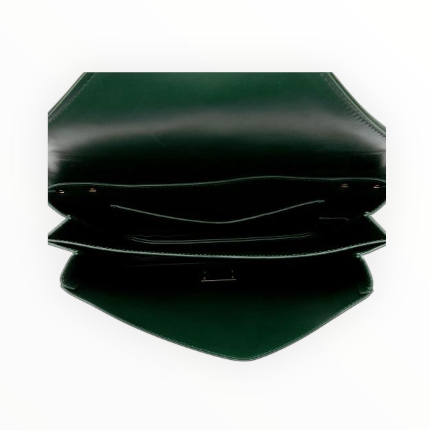 Bottega Veneta Mount Envelope Shoulder Bag - Forest Green - Size W27cm x H20cm x D4cm