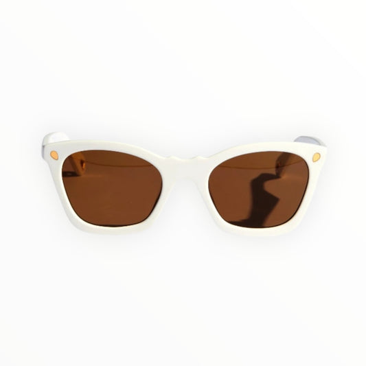 Lucy Folk Sunglasses - White