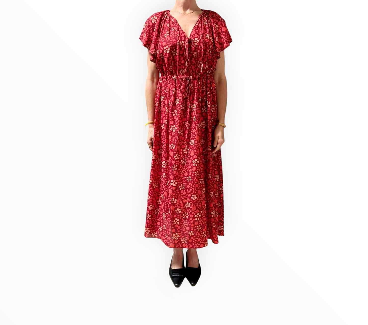 Ulla Johnson Mikaela Dress - Red - Size S