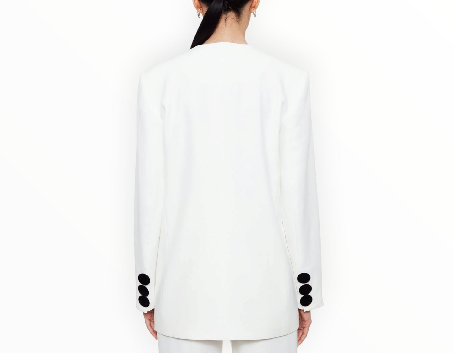 Anine Bing x Helena Christensen Claudia Blazer - White - Size S