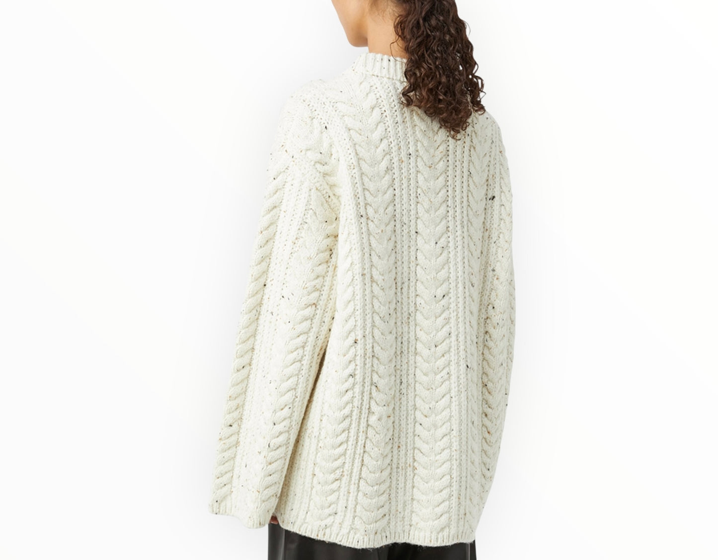 Camilla and Marc Terrazzo Sweater - Cream Fleck - Size S