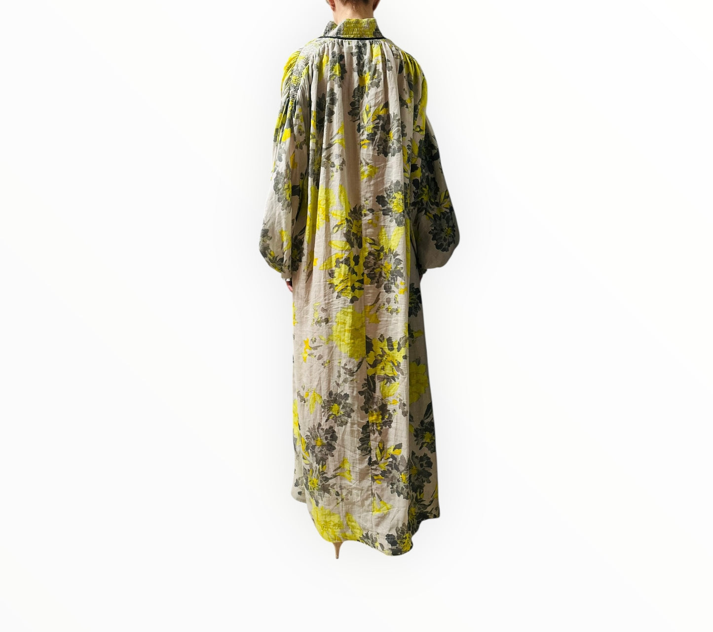 Lee Mathews Lila Dress - Lemon Yellow - Size 3