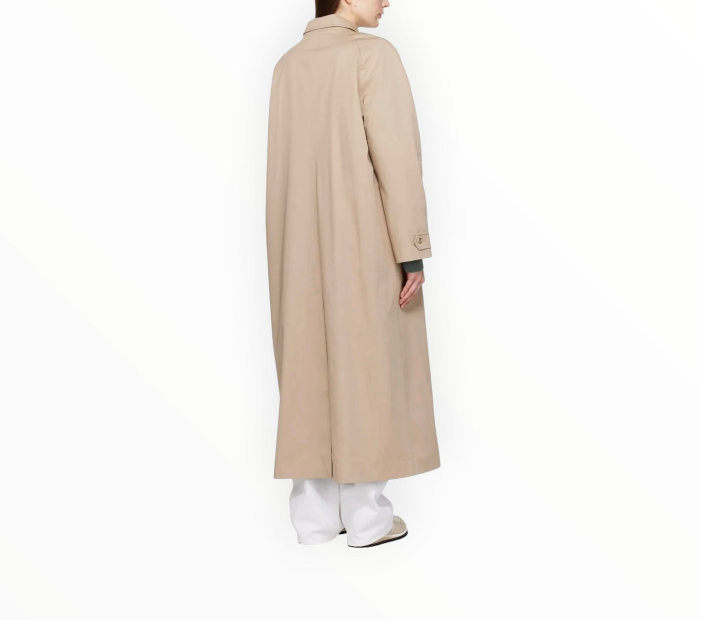 Anine Bing Randy Classic-Collar Trench Coat - Taupe - Size S