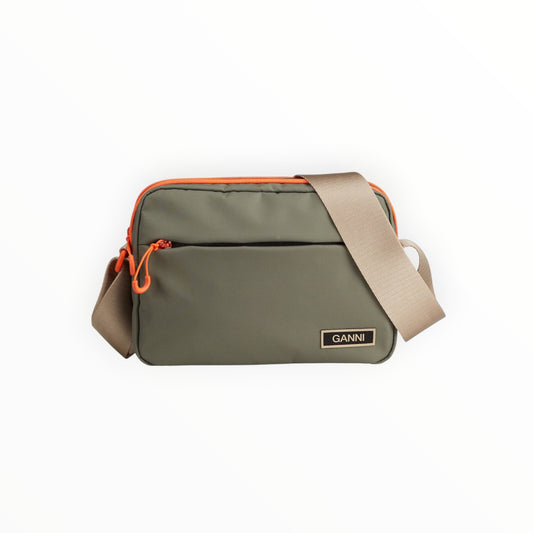 Ganni Festival Recycled Crossbody Bag - Kalamata