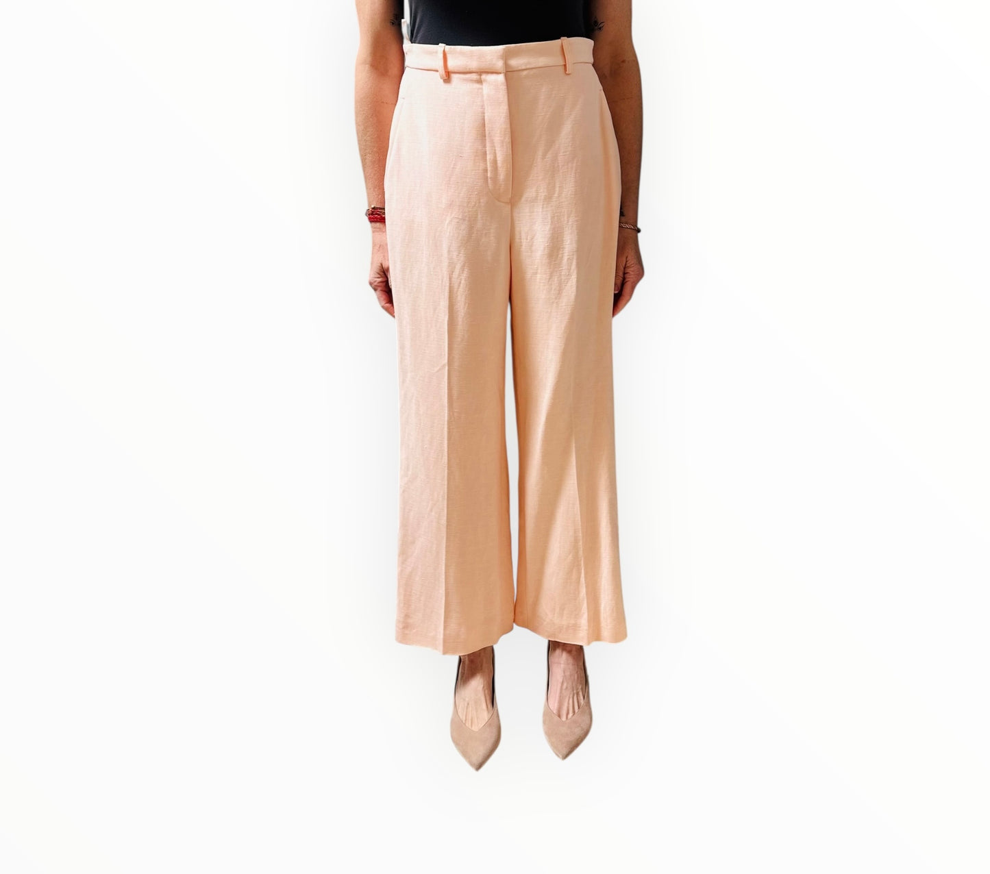 Scanlan Theodore Tailored Jacket + Pants - Peach - Size 10