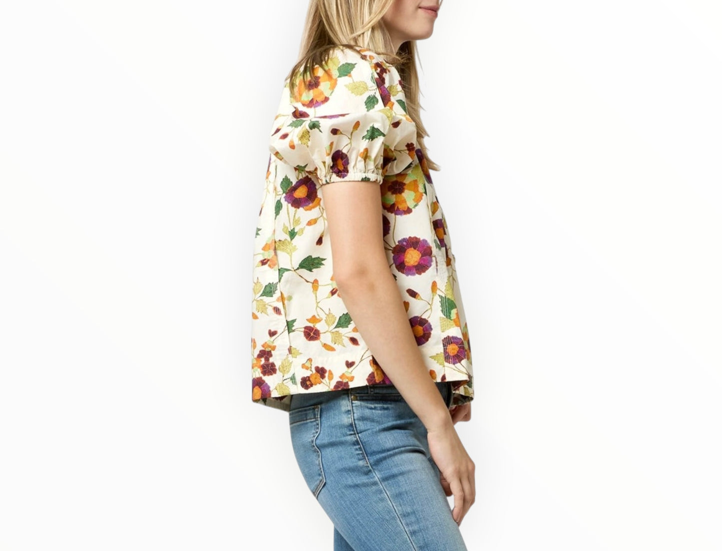 RT006260 - Ulla Johnson Loli Top - White Iris - Size AU16