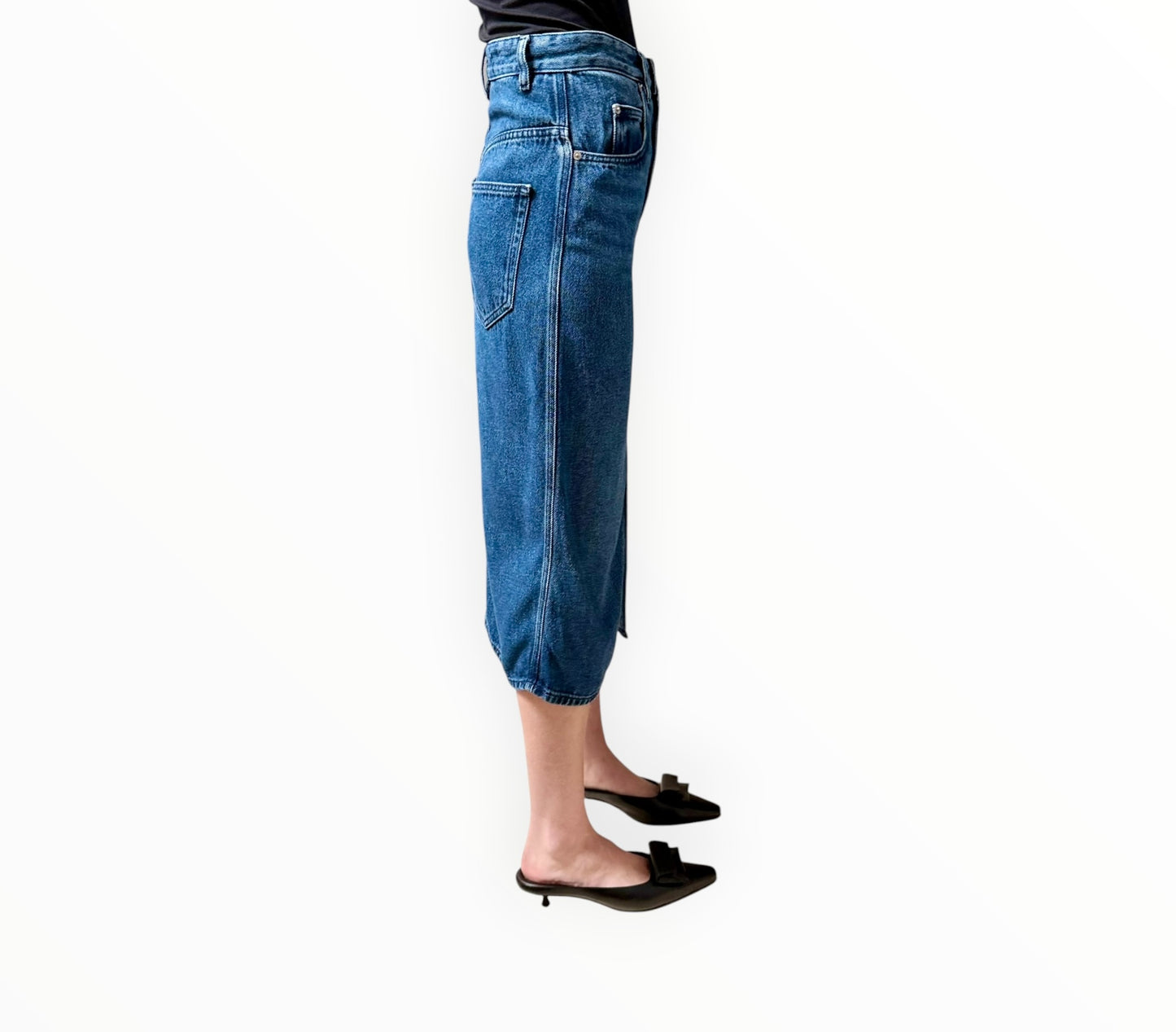Isabel Marant Etoile Tilauria Denim Skirt - Indigo- Size 36