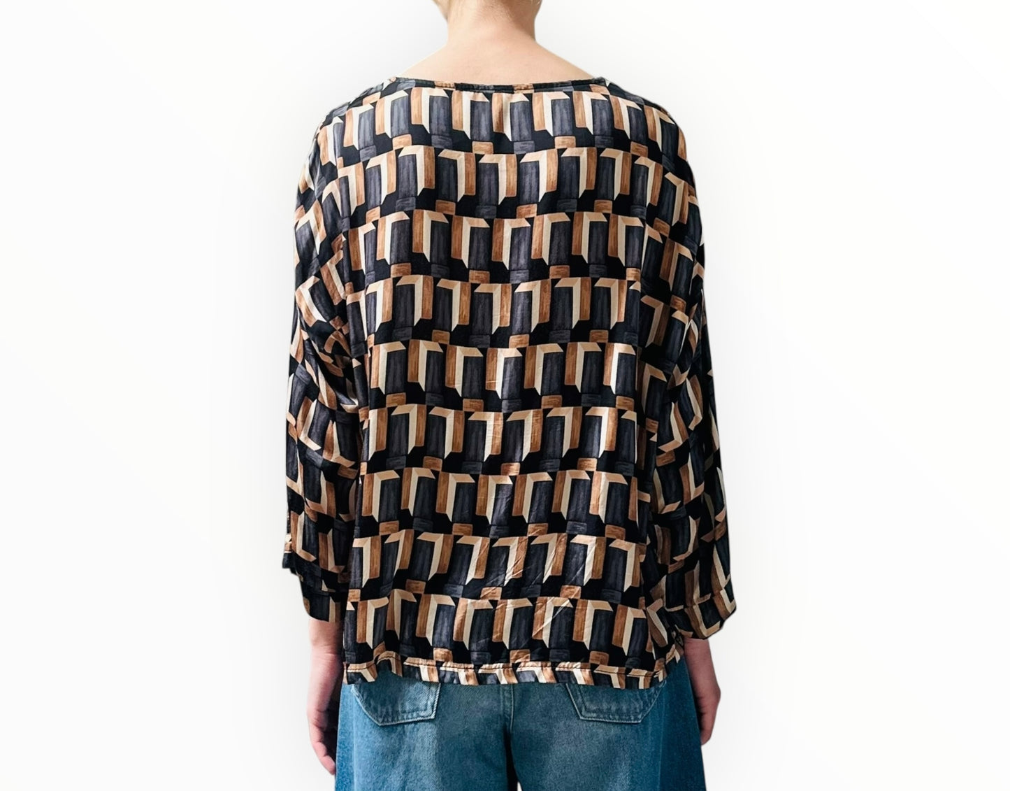 Flor Graphic Print Shirt - Multi - Size OS