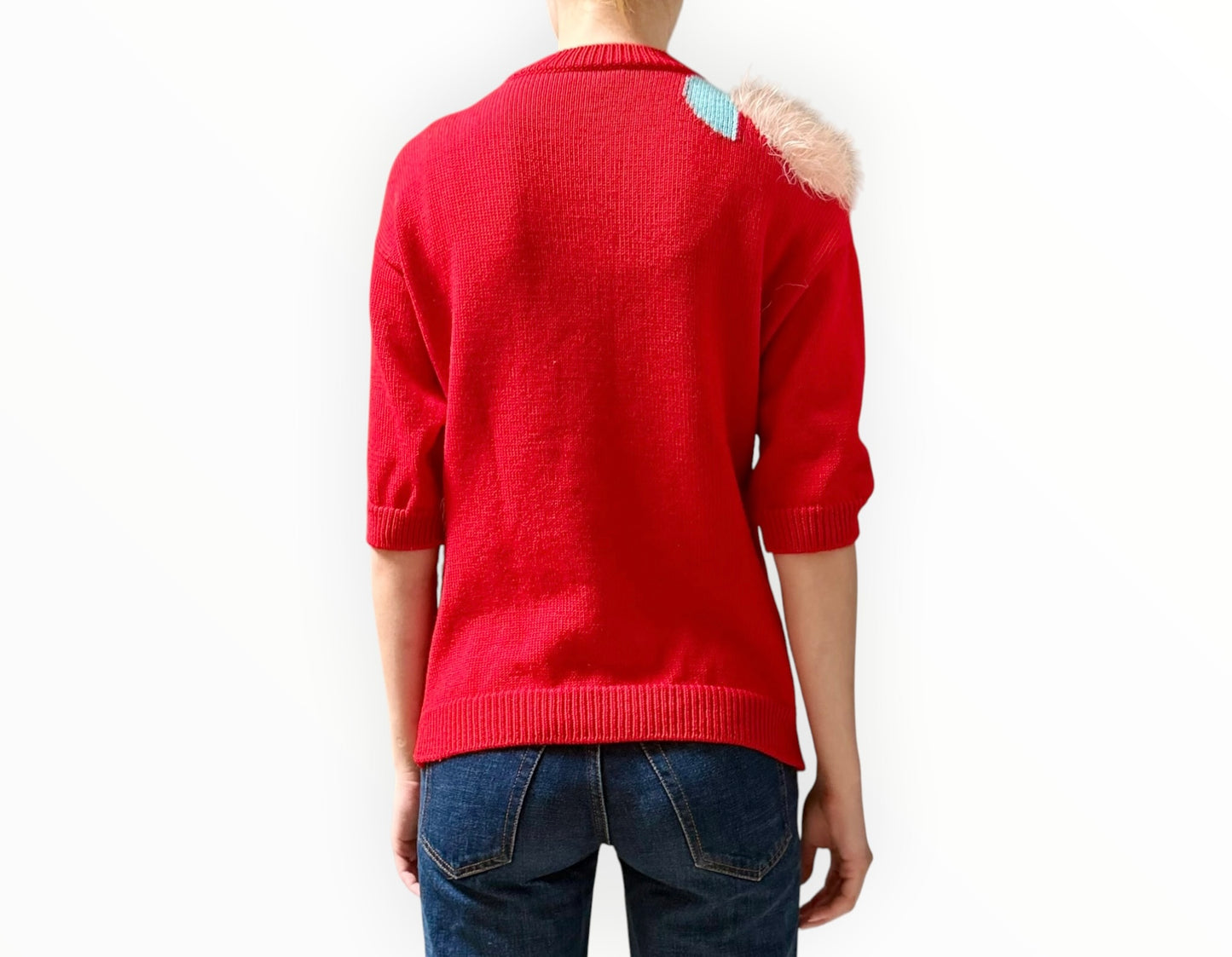 Delpozo Statement Jumper - Red - Size S
