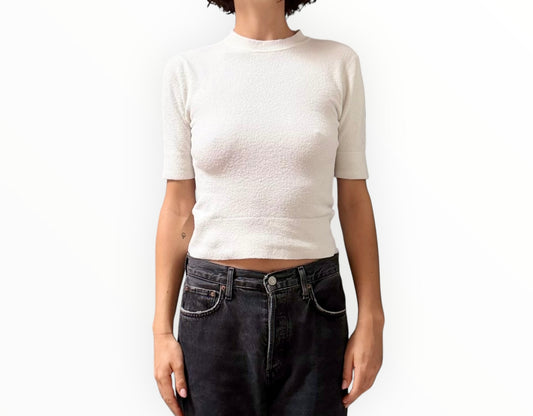 Scanlan Theodore Boucle Crewneck - White - Size S