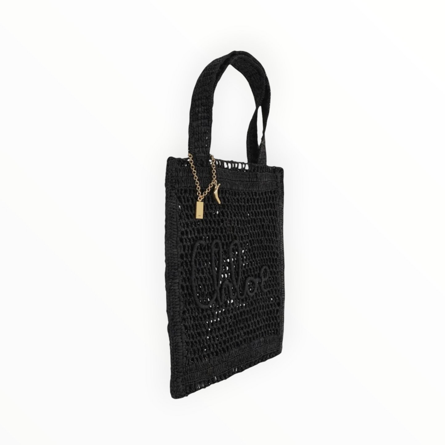 RT006248 - Chloe Summer Banana Bag - Black - Size W33cm x H36cm x D2cm