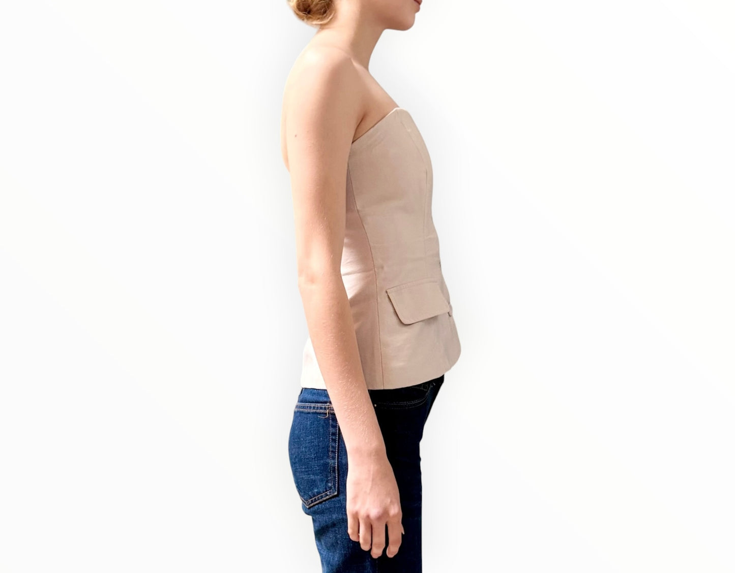 Viktoria and Woods  Mansion Bustier - Beige - Size 0