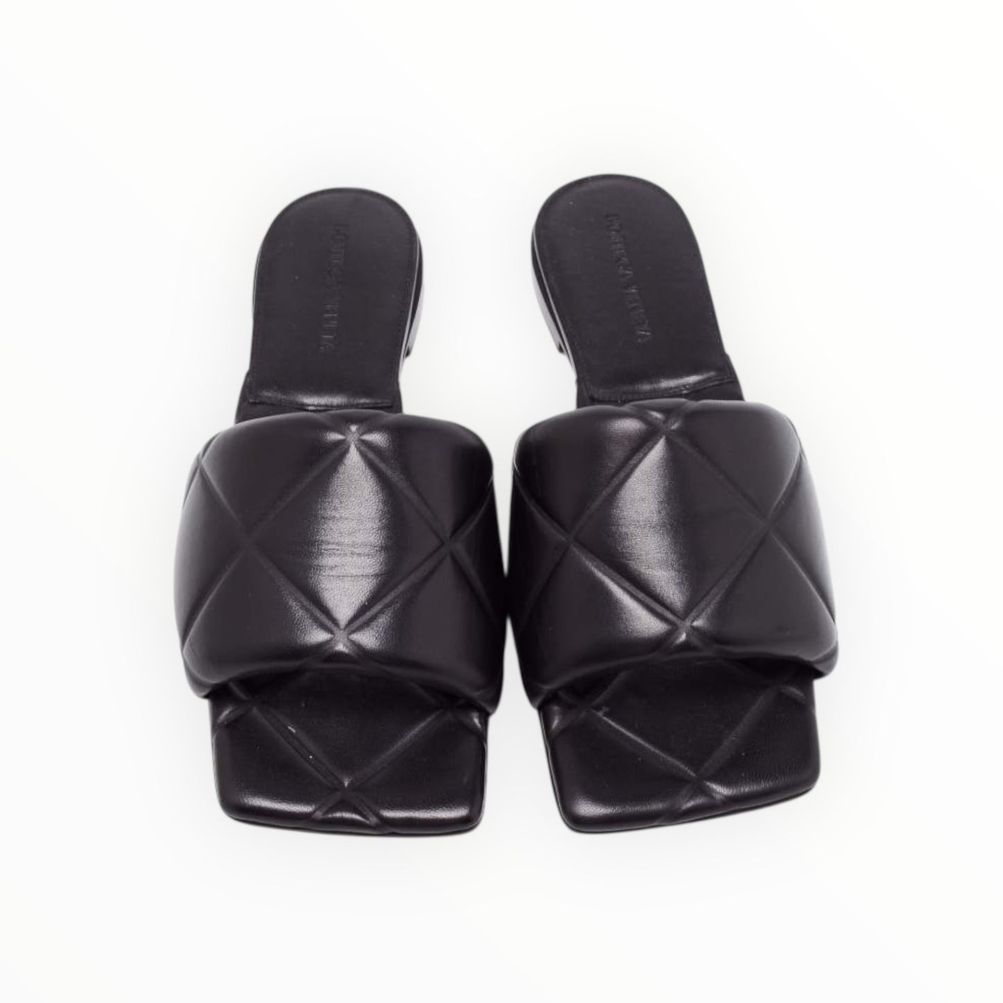 Bottega Veneta Lilo Slides - Black - Size 39.5