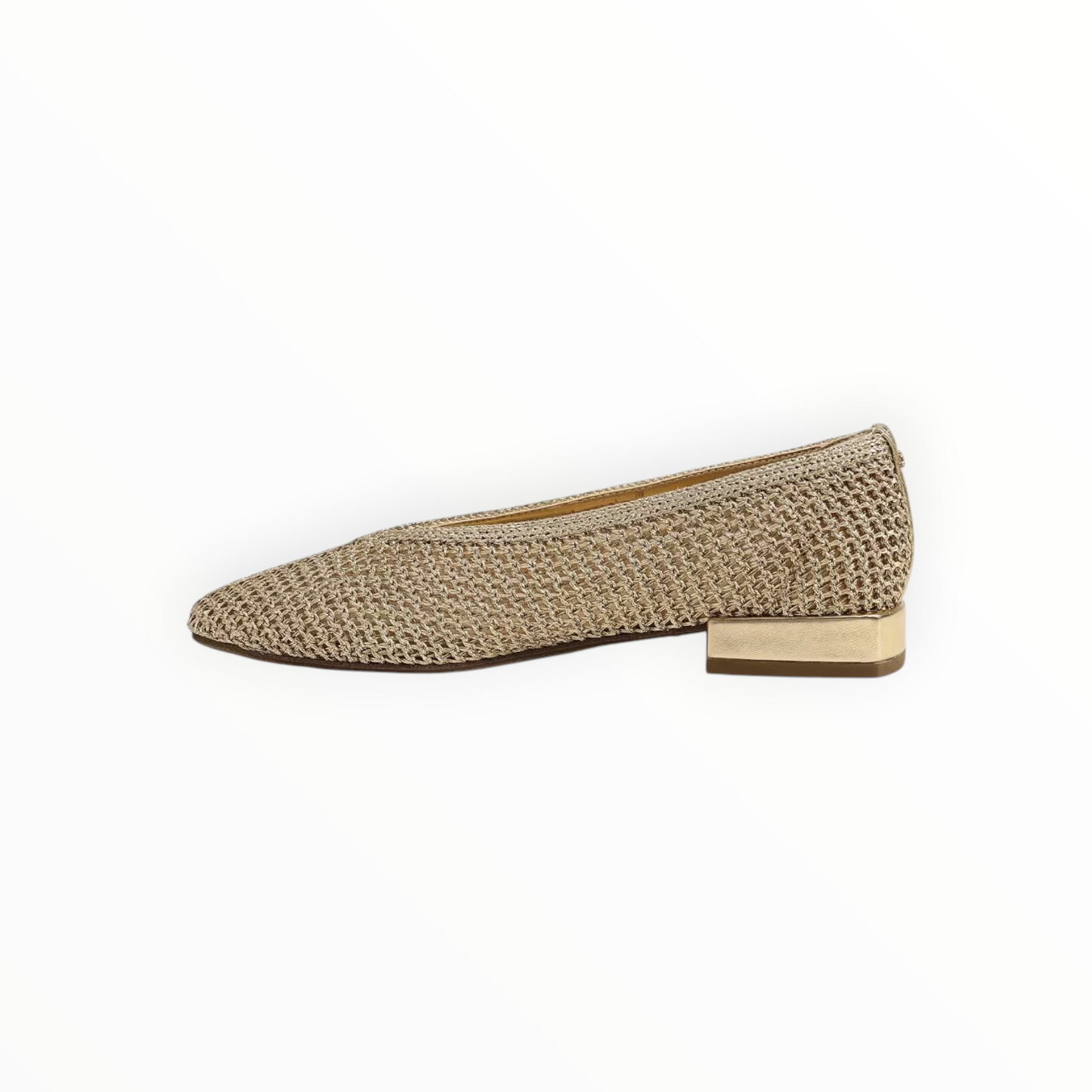 Sam Edelman Kasey Knit Ballet Flats - Gold - Size 37.5