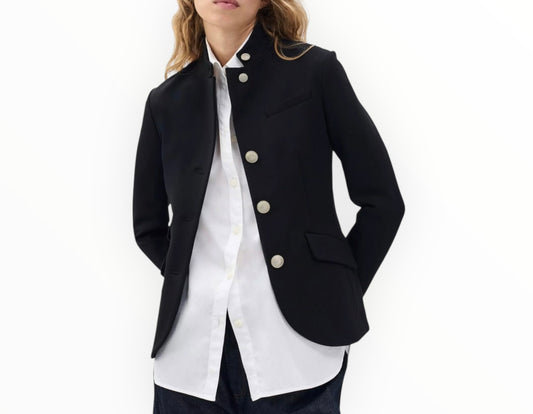 Rag & Bone Slade Blazer - Black- Size AU10