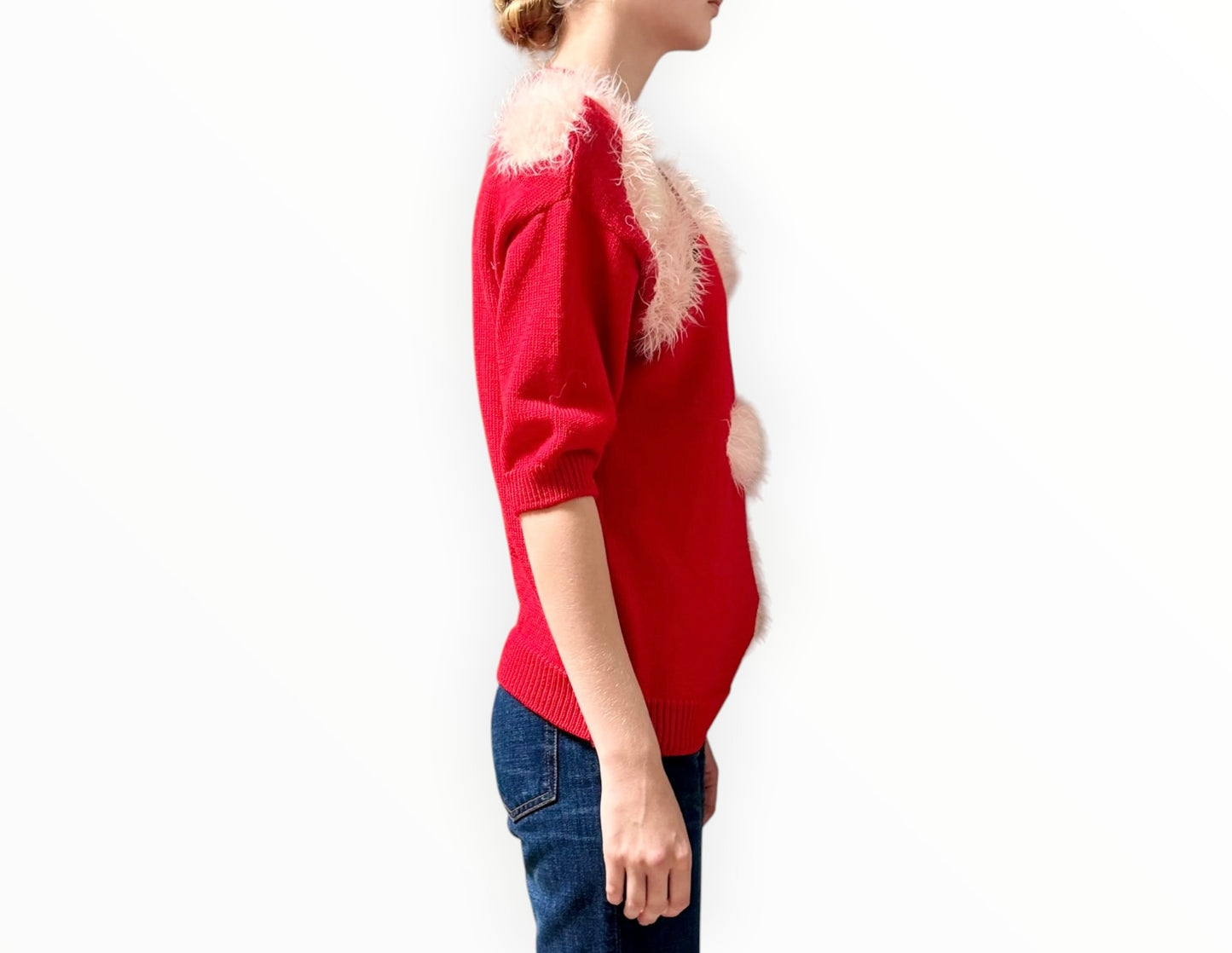 Delpozo Statement Jumper - Red - Size S