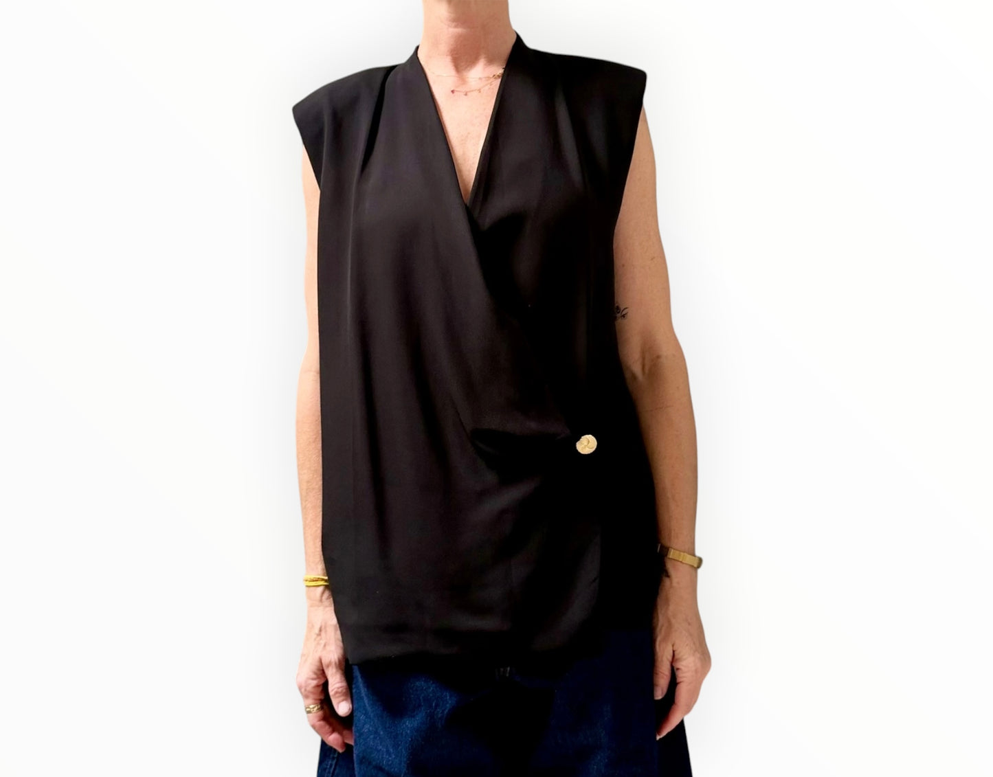 RT006322 -  Anine Bing Vest - Black - Size S