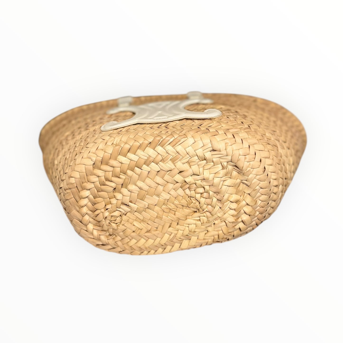 Celine Teen Triomphe Basket - White - Size W40cm x H21cm x D15cm