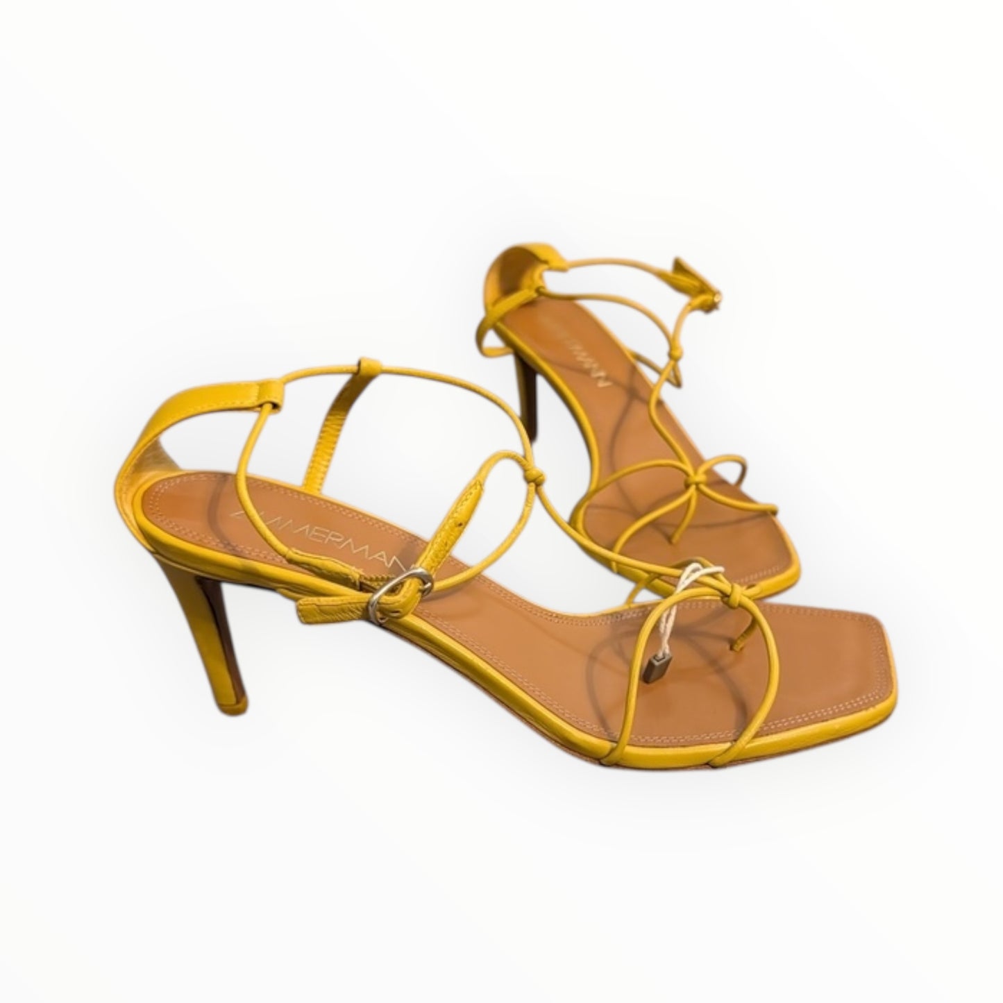 Zimmermann Strappy Heeled Sandals - Yellow - Sz 40