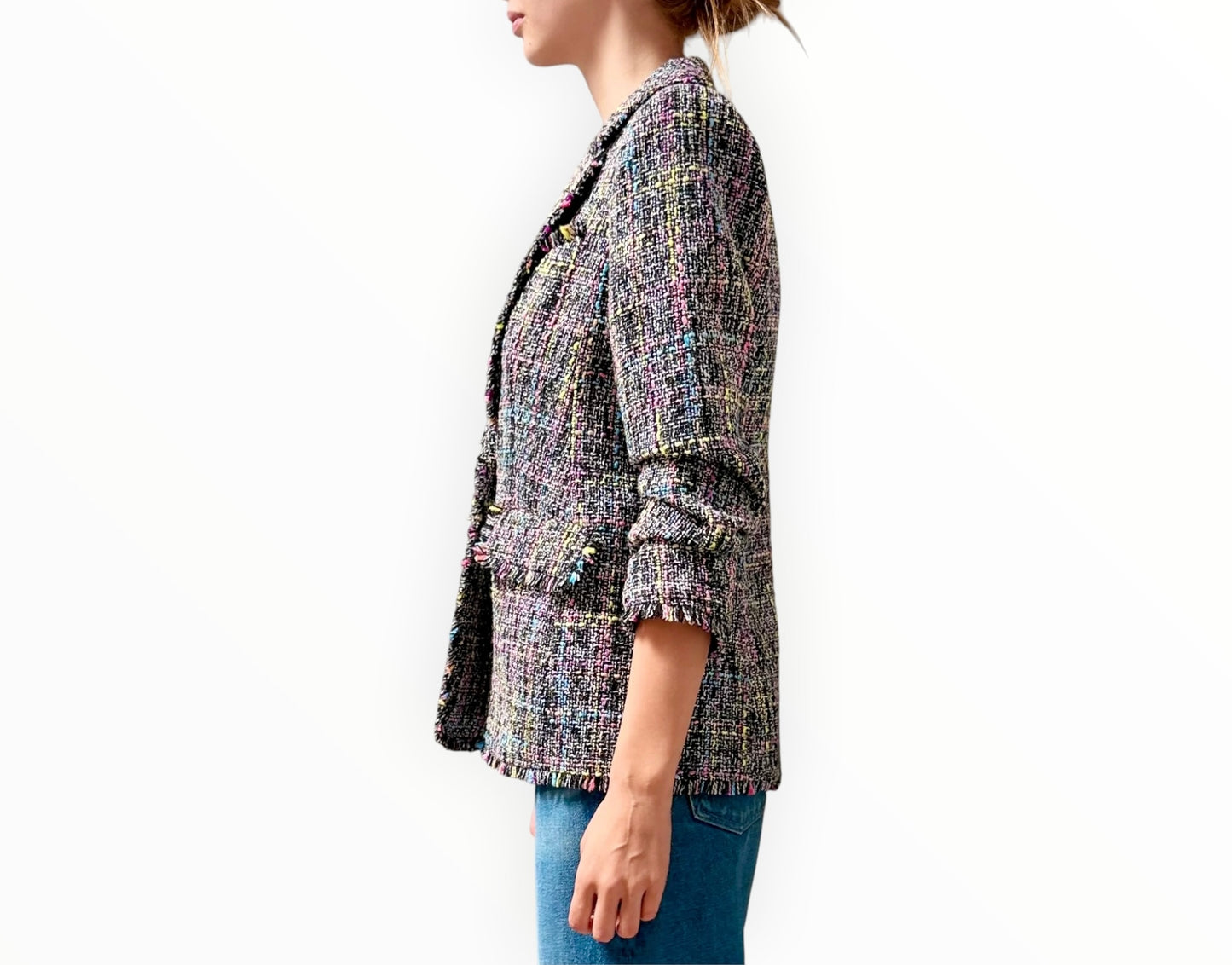 Cinq A Sept Khloe Jacket - Tweed Multi - Size AU12