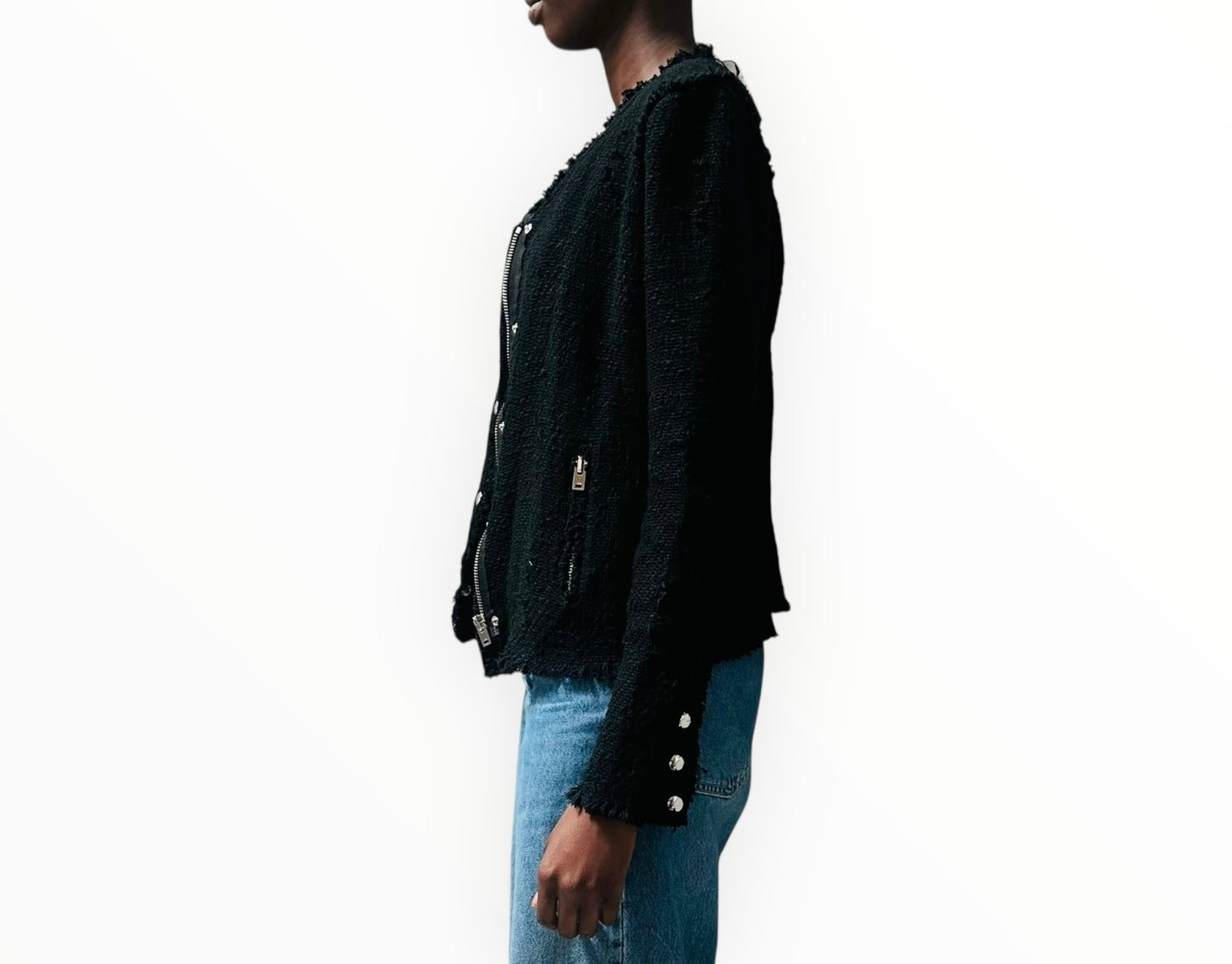 Iro Agnette Jacket - Black - Size 42