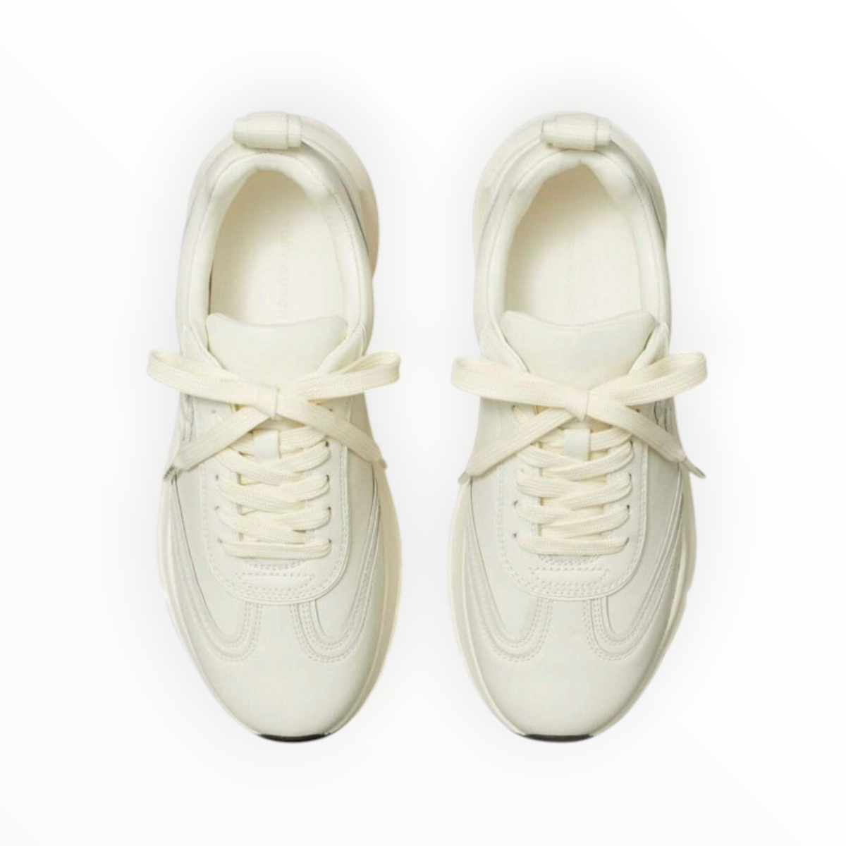 RT0006534 - Tory Burch Good Luck Sneakers - White - Size 10.5