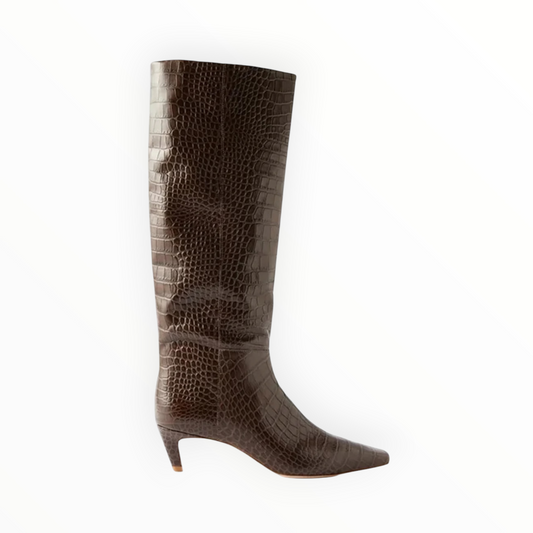 Reformation Remy 50 Boots - Brown - Size 9