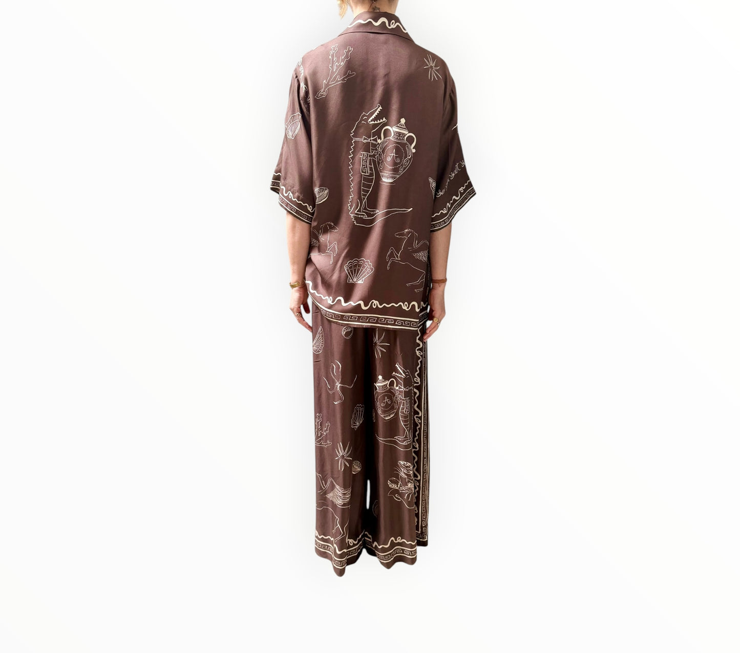 Alemais Octopus Silk Set - Chocolate- Size 10