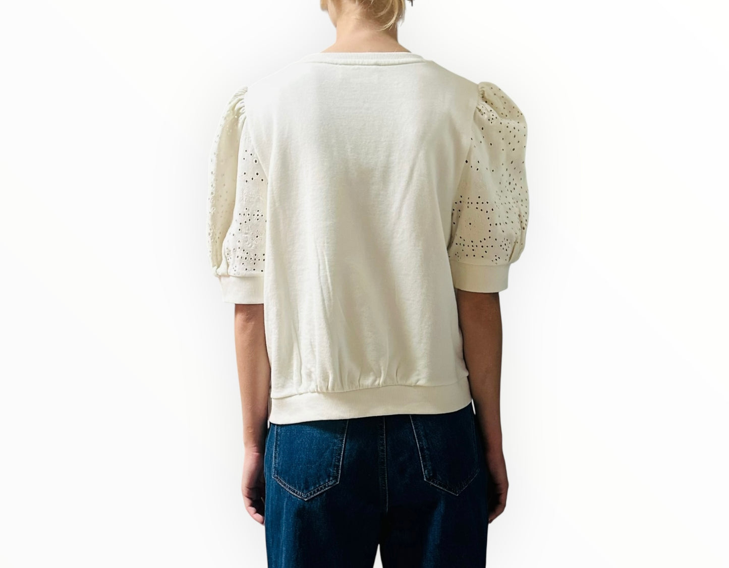 Ba&sh Lady Sweatshirt - Cream - Size 2