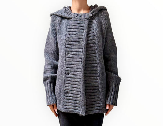 Jac + Jack Trail Cardigan - Charcoal - Size S