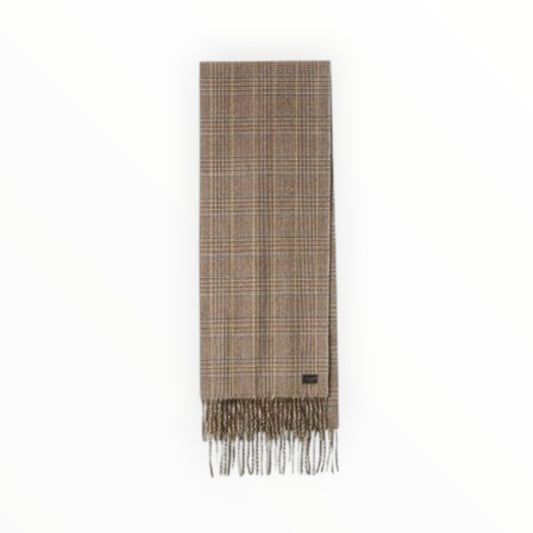 Rag & Bone Check Cashmere Scarf - Multi  - Size W35cm x L180cm
