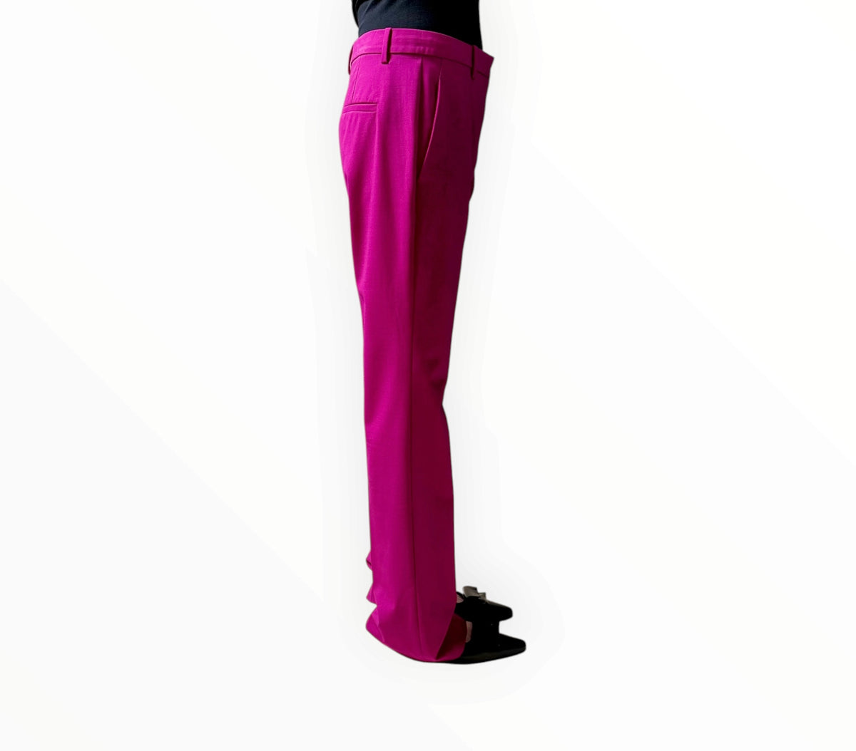 RT006264 - Theory Flat Front Wool Pants - Cyclamen - Size AU8