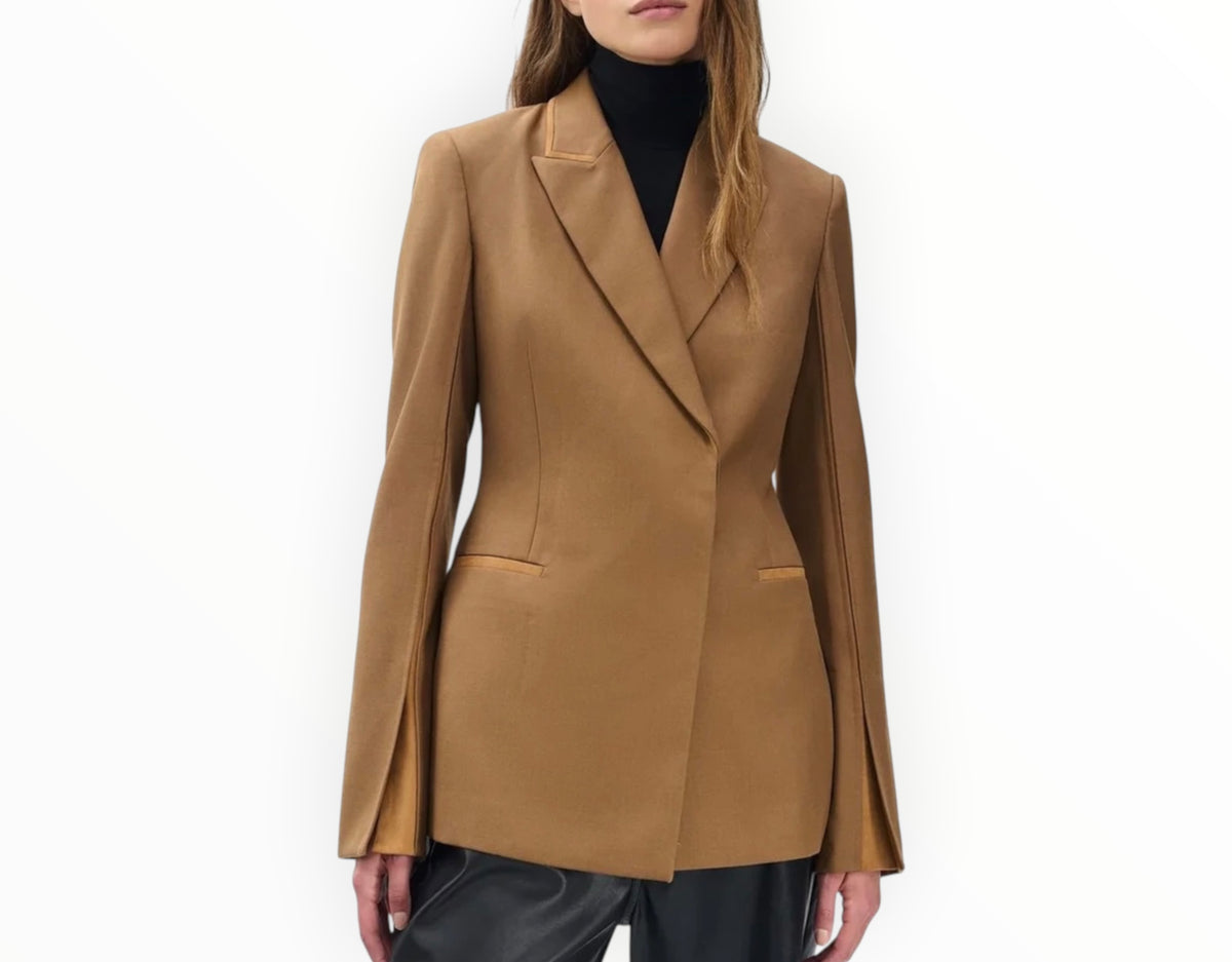 RT006478 - Rag & Bone Tuxedo Margaret Blazer - Tobacco - Size AU12