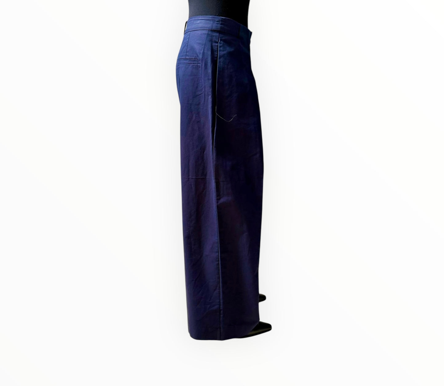 Foemina Front Pleat Pants - Navy - Size AU10