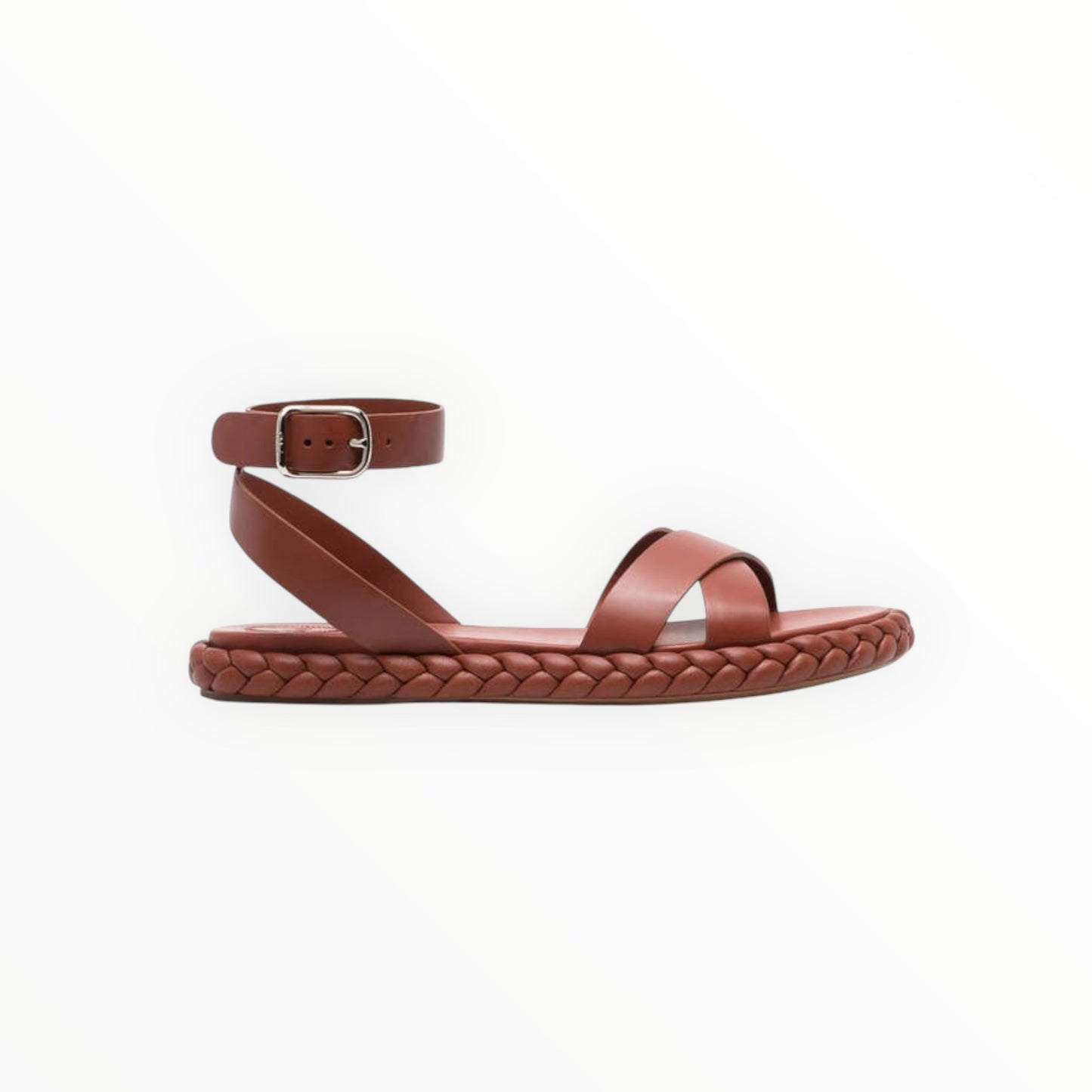 Chloe Pip Sandals - Copper Brown - Size 39