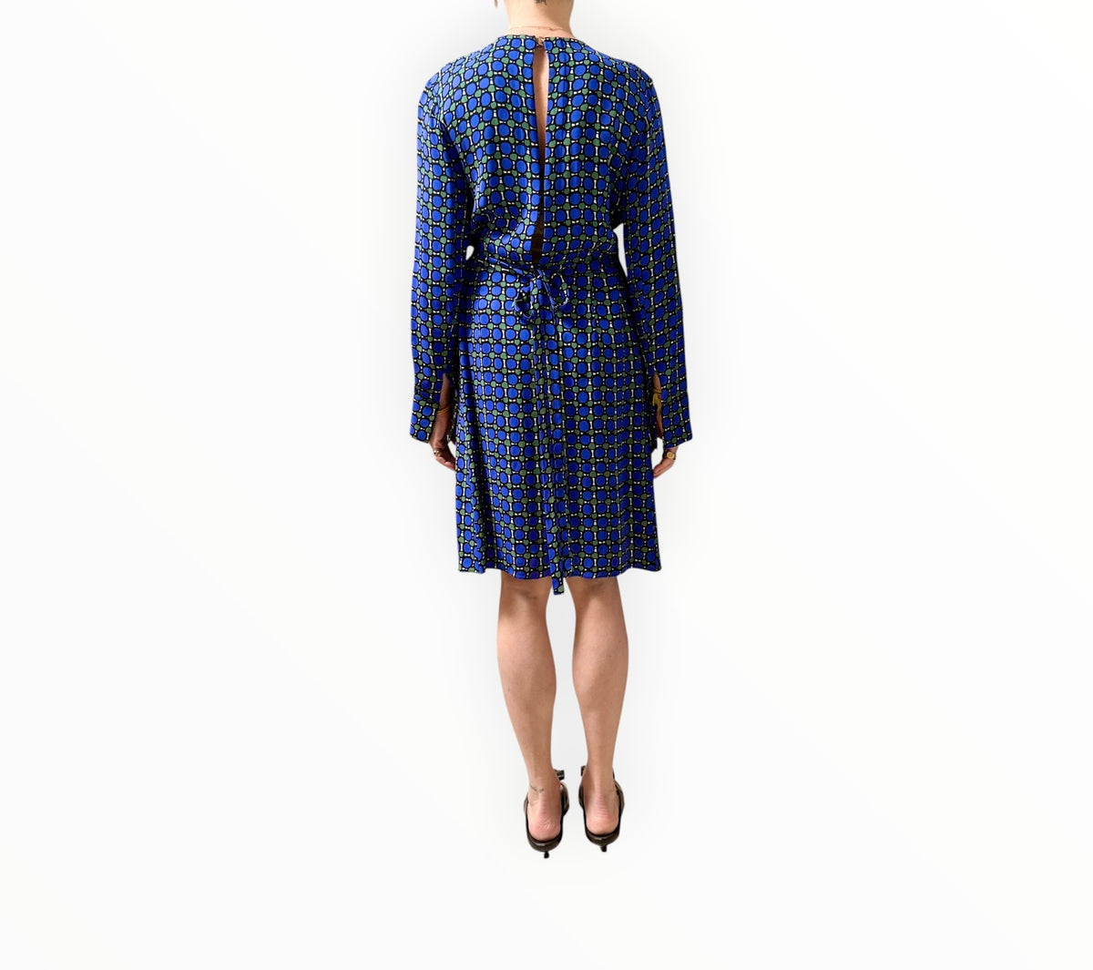 RT006359 - Marni Abstract Print Dress - Blue/Green - Size 38