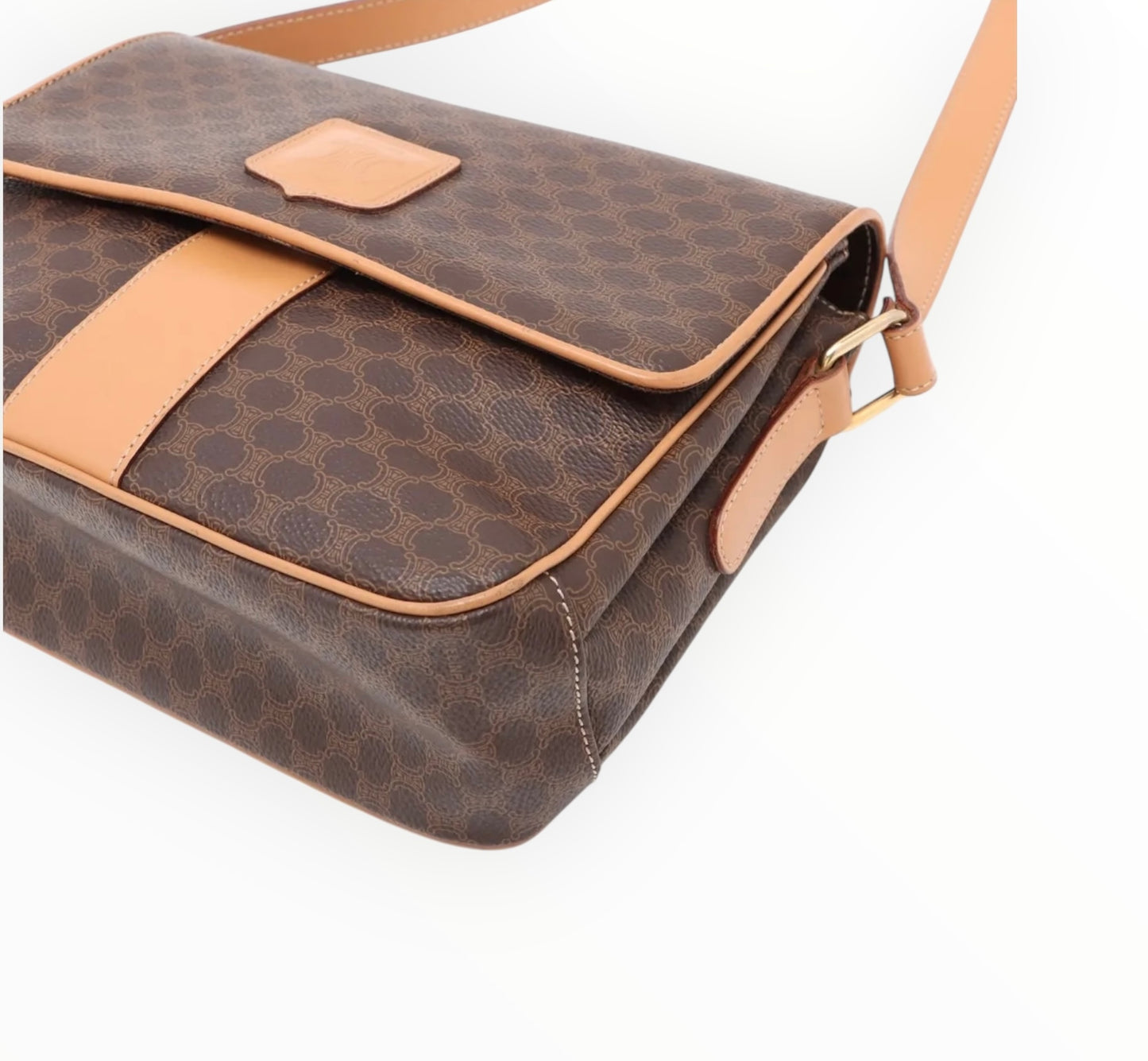 Celine Macadam Triomphe Crossbody Bag - W23.5cm x H18.5cm x D8.5cm