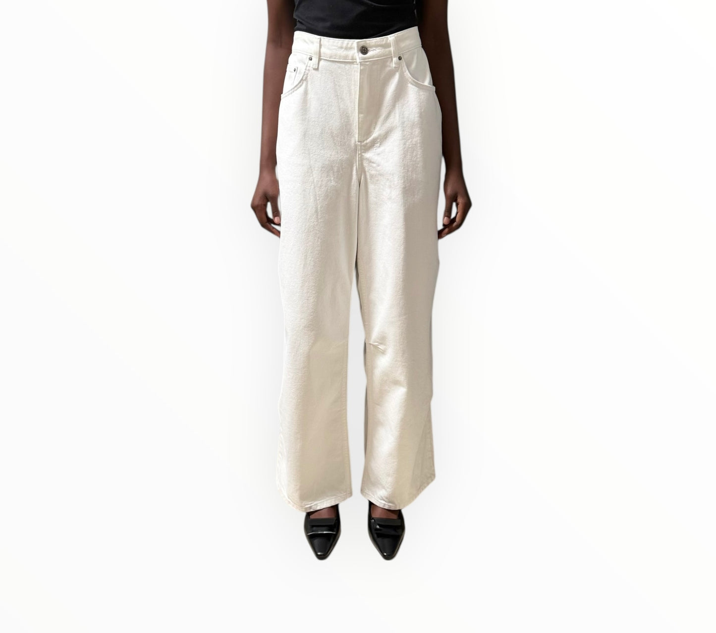 Ksubi Strider Saddle Fresh Jeans - White - Size 28