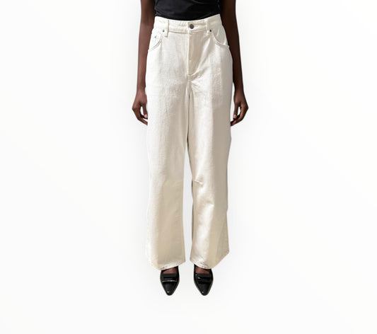 Ksubi Strider Saddle Fresh Jeans - White - Size 28