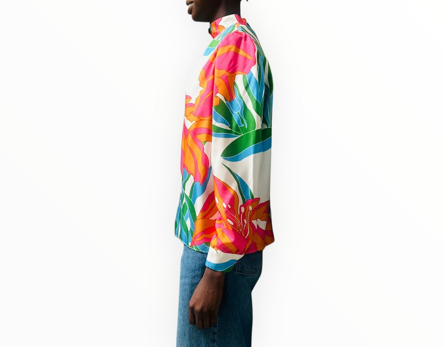 La Prestic Ouiston Floral Graphic Top - Multi - Size 1