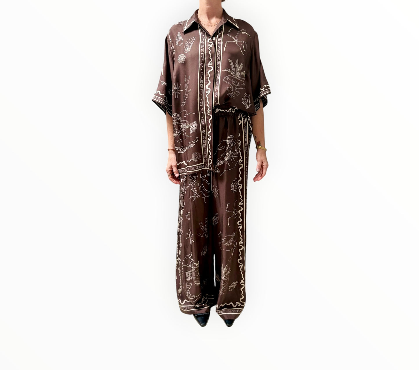 Alemais Octopus Silk Set - Chocolate- Size 10