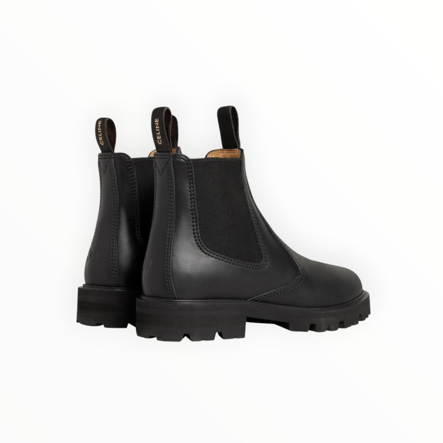 Celine Margaret Chelsea Boots - Black - Size 37