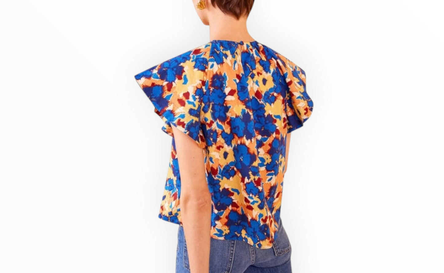 RT006251 - Ulla Johnson Rumi Top - Multi - Size AU14