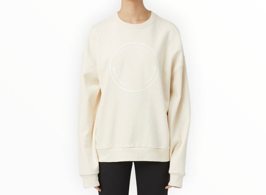 Camilla and Marc Wade Crew Sweatshirt - Linen- Size 8